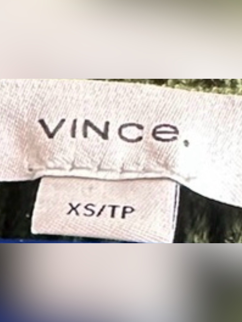 Vince Drop Shoulder V-Neck Pullover Sweater in color Herb or “DarkHerb” NWOT - Picture 5 of 6